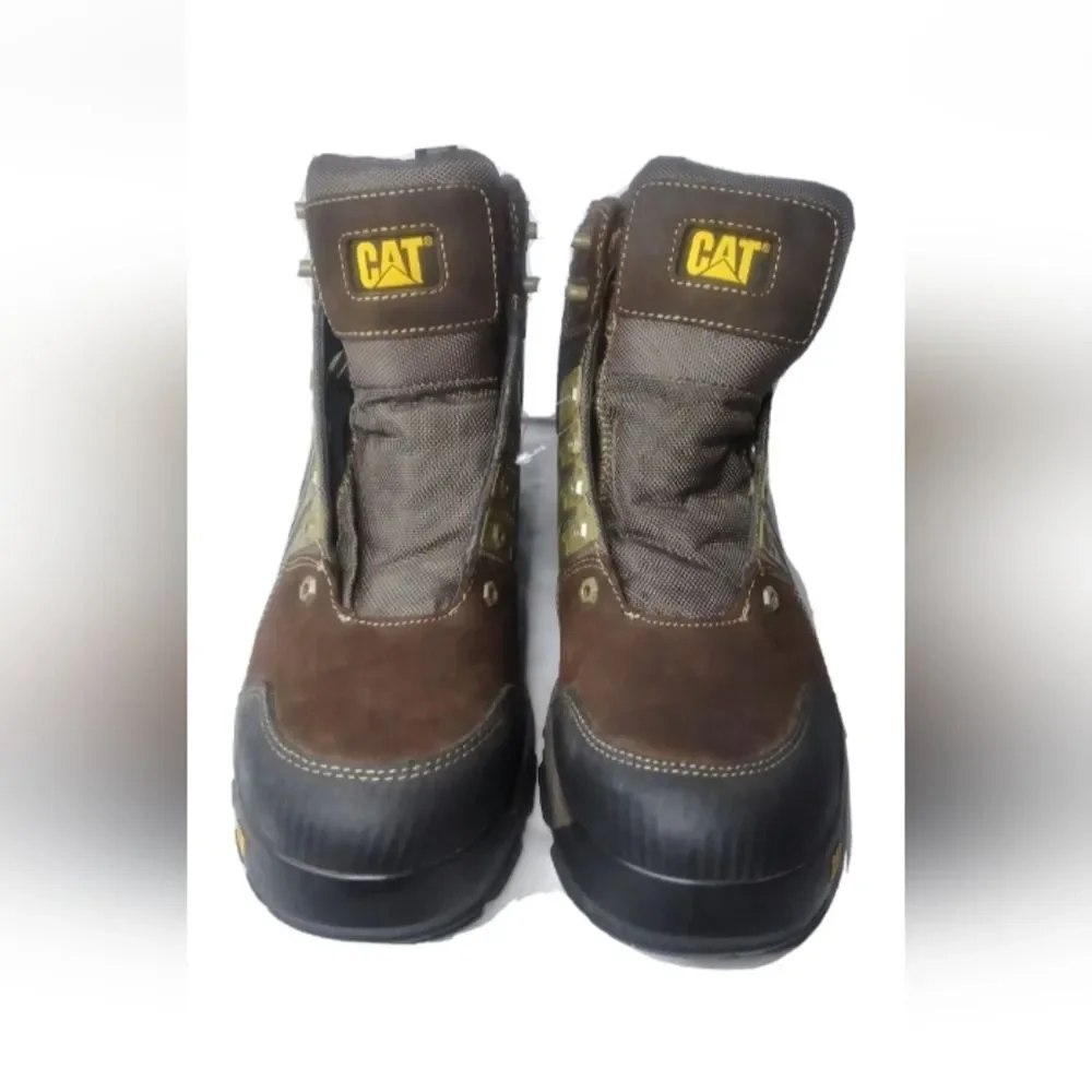 Caterpillar CAT P90923 - Induction Nano Toe Men's Industrial Boot Size 14 Brown